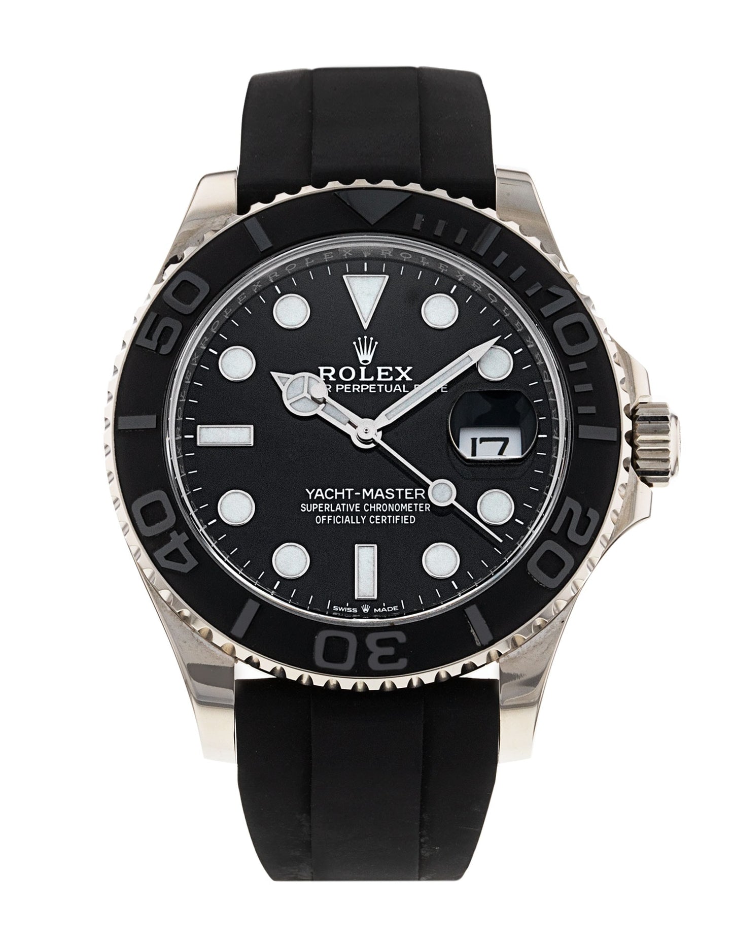 Yacht-Master 226659 42mm SS/RU Black/Dot WF JH3235 (Weighted Approx.179g) (Free Sprung)