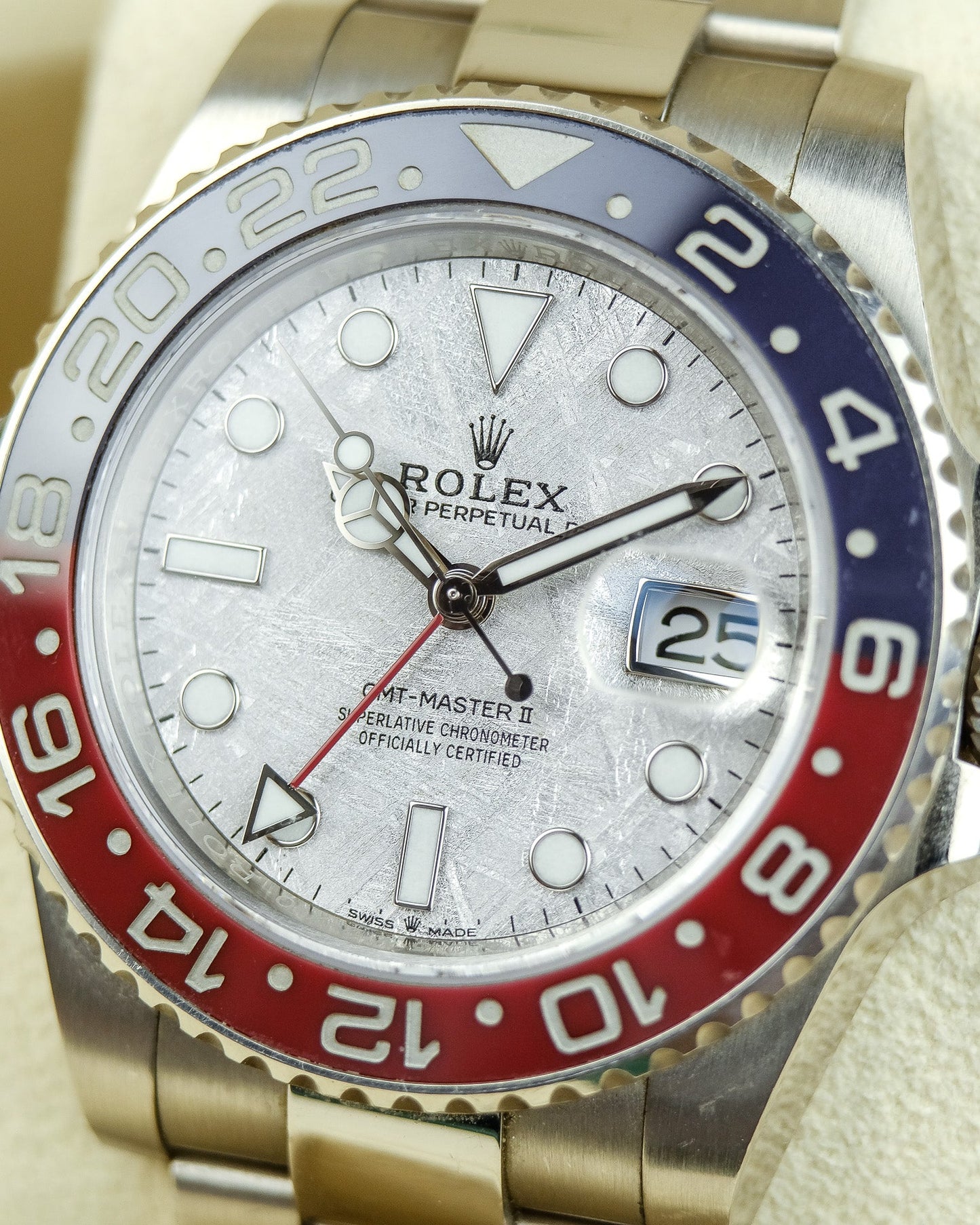GMT Master II 126719 Blro Oys 40mm SS/SS Meteorite Dial WF SH3285 (Gain Weight Approx.216g)