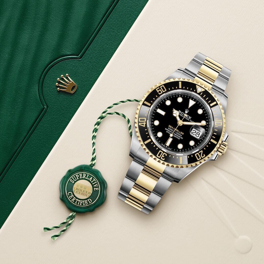 SeaDweller 126603LN 43mm Wrapped YG/SS Black/Dot KF VR3235
