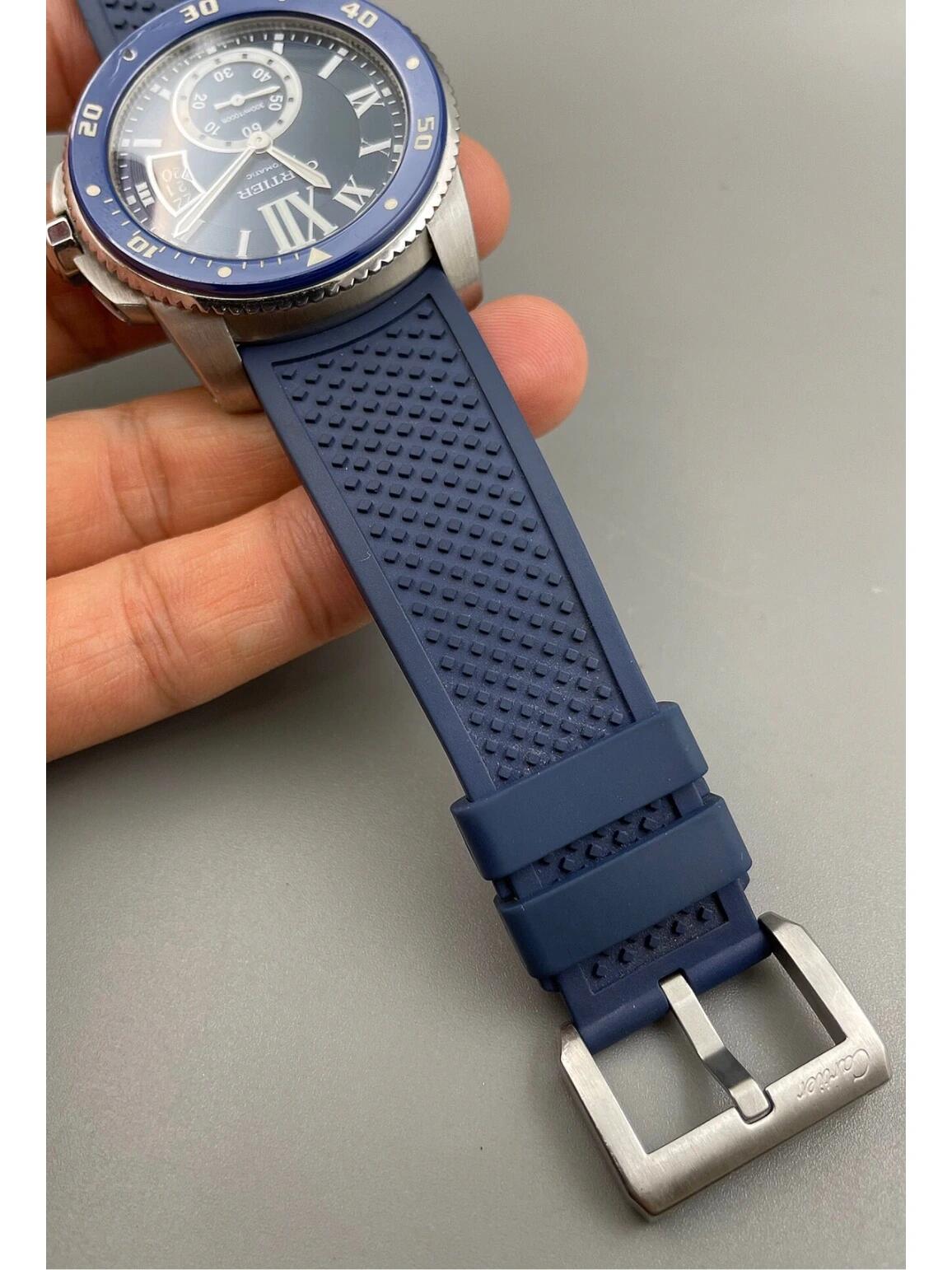 Cartier - Calibre de Cartier SS/RU Blue JJF 1:1 Asia 23J Mod