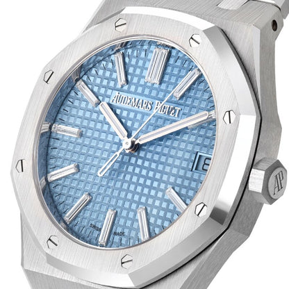 Royal Oak 15510BC 41mm SS/SS Ice Blue/Dia ZF SA4302 Super Clone