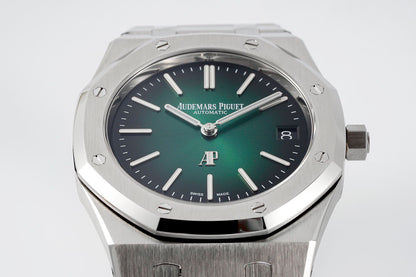 Royal Oak 15202 39mm SS/SS Gradient Green Dial IPF A2121