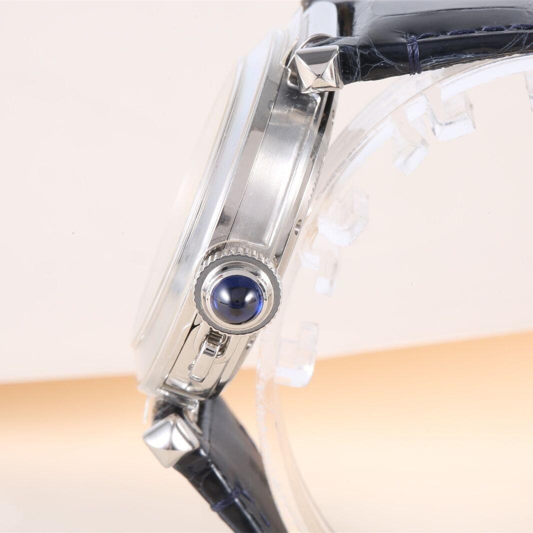Pasha De Cartier Ladies 30mm Grey RG SS/LE White Dial AF Quartz