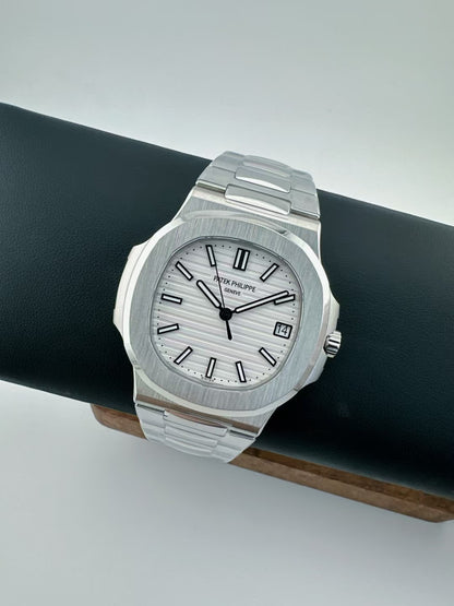 Nautilus 5711 40mm SS/SS White Dial DDF DD324 Super Clone(SW Dial)