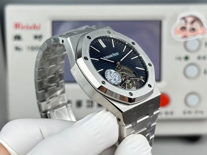 Royal Oak Tourbillon 41mm SS/SS dark Blue/Stk R8F V2 Flying Tourb