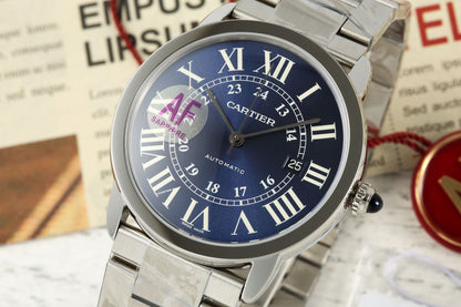 Ronde Solo Date 42mm SS/SS Blue Dial AF MY9015