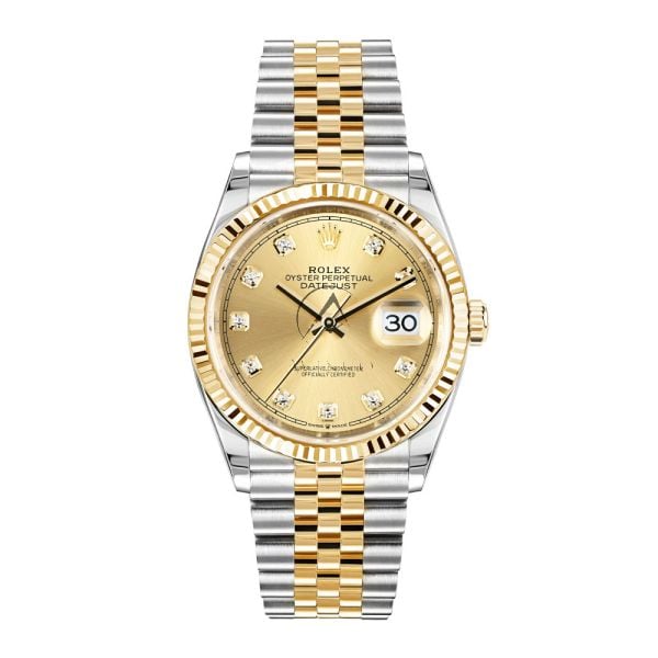 Datejust 126233 36mm Jub SS/YG Gold/Dia VSF V2 DD3235
