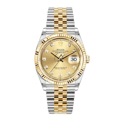 Datejust 126233 36mm Jub SS/YG Gold/Dia VSF V2 DD3235
