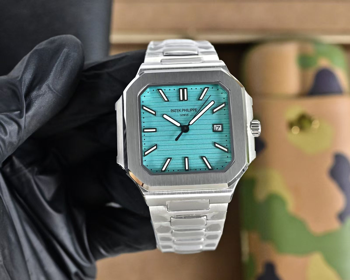 Cubitus 5821 45mm SSSS Tiffany Blue Dial GRF A330
