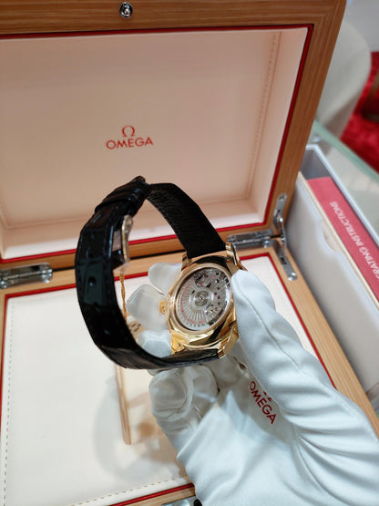 De Ville Prestige 41mm YG/LE Green Dial MKS A8810