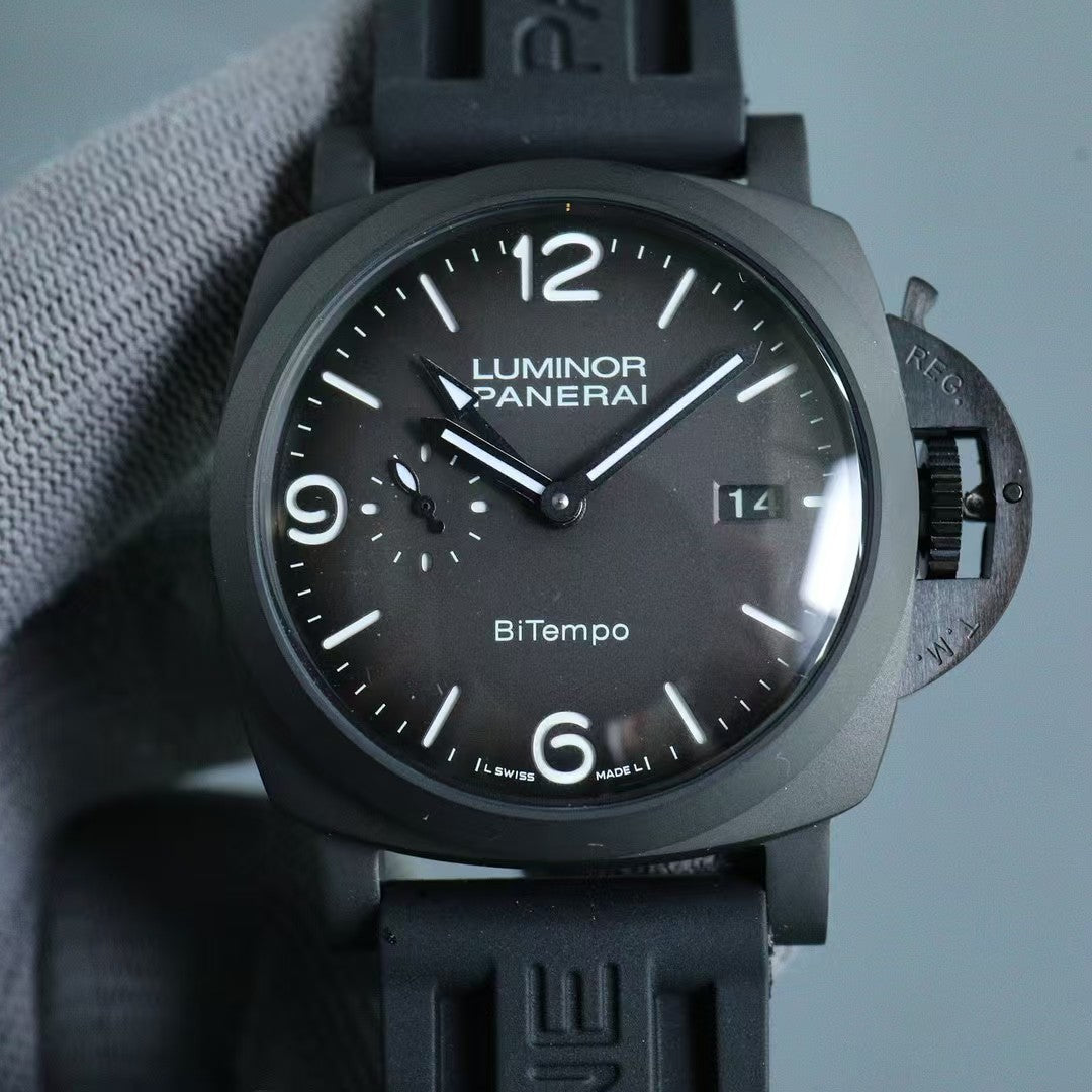 Luminor BiTempo PAM1467 44mm DLC/NY Grey Dial VSF P9010