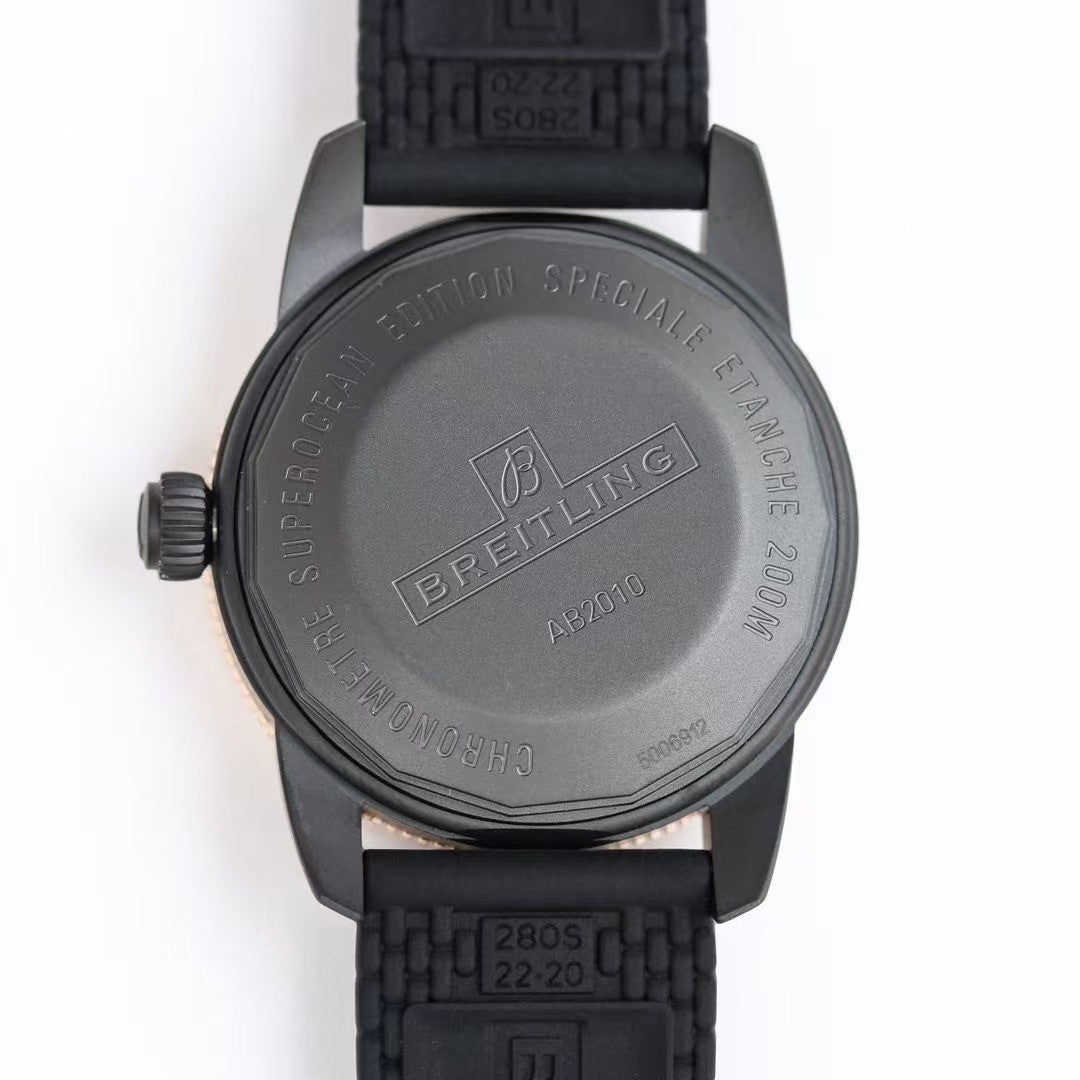 Superocean Heritage B20 42mm RG/RU Black Dial BLF A2824