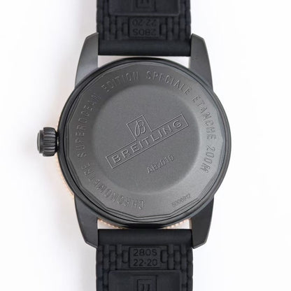Superocean Heritage B20 42mm RG/RU Black Dial BLF A2824