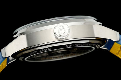 Top Time B31 38mm SSLE BlueStk Dial Yellow Hand BLF AB31