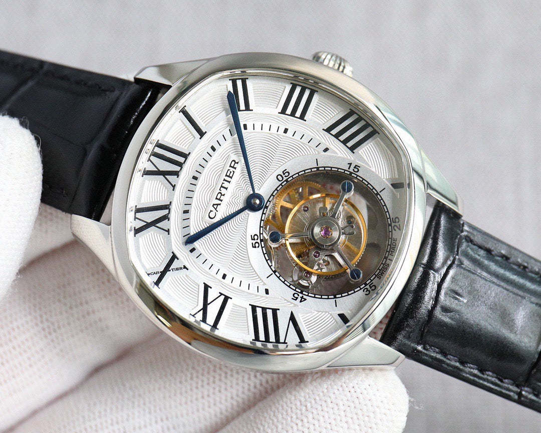 Drive De Cartier 40mm RG/LE White Dial RMSF Tourb