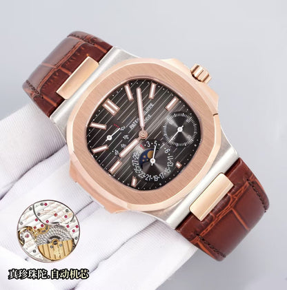 Nautilus 40mm 5712 RG/RG Black/Stk WSF A240 Super Clone