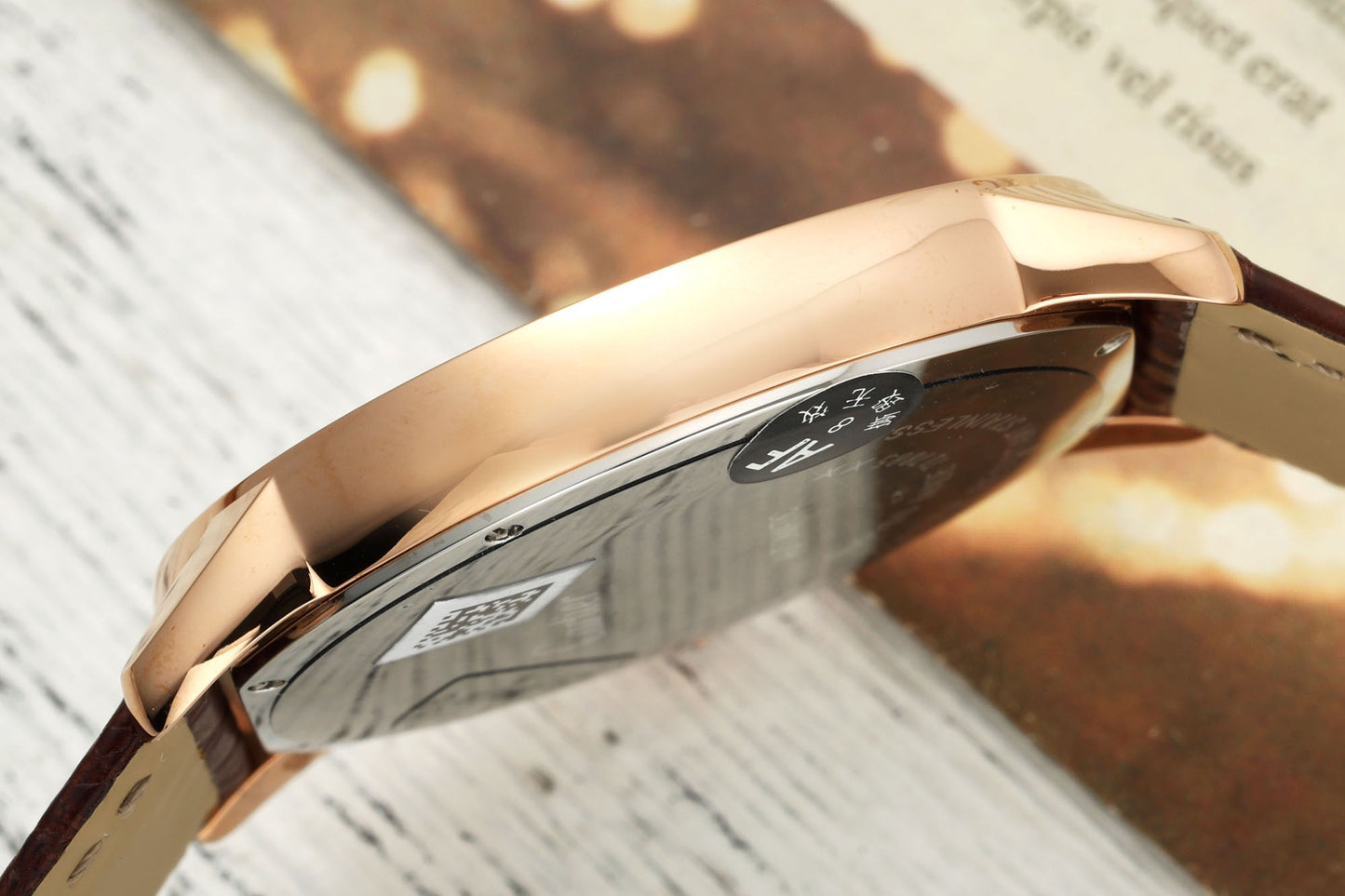 Ronde Solo Date 42mm Dia RG/LE White Dial AF MY9015
