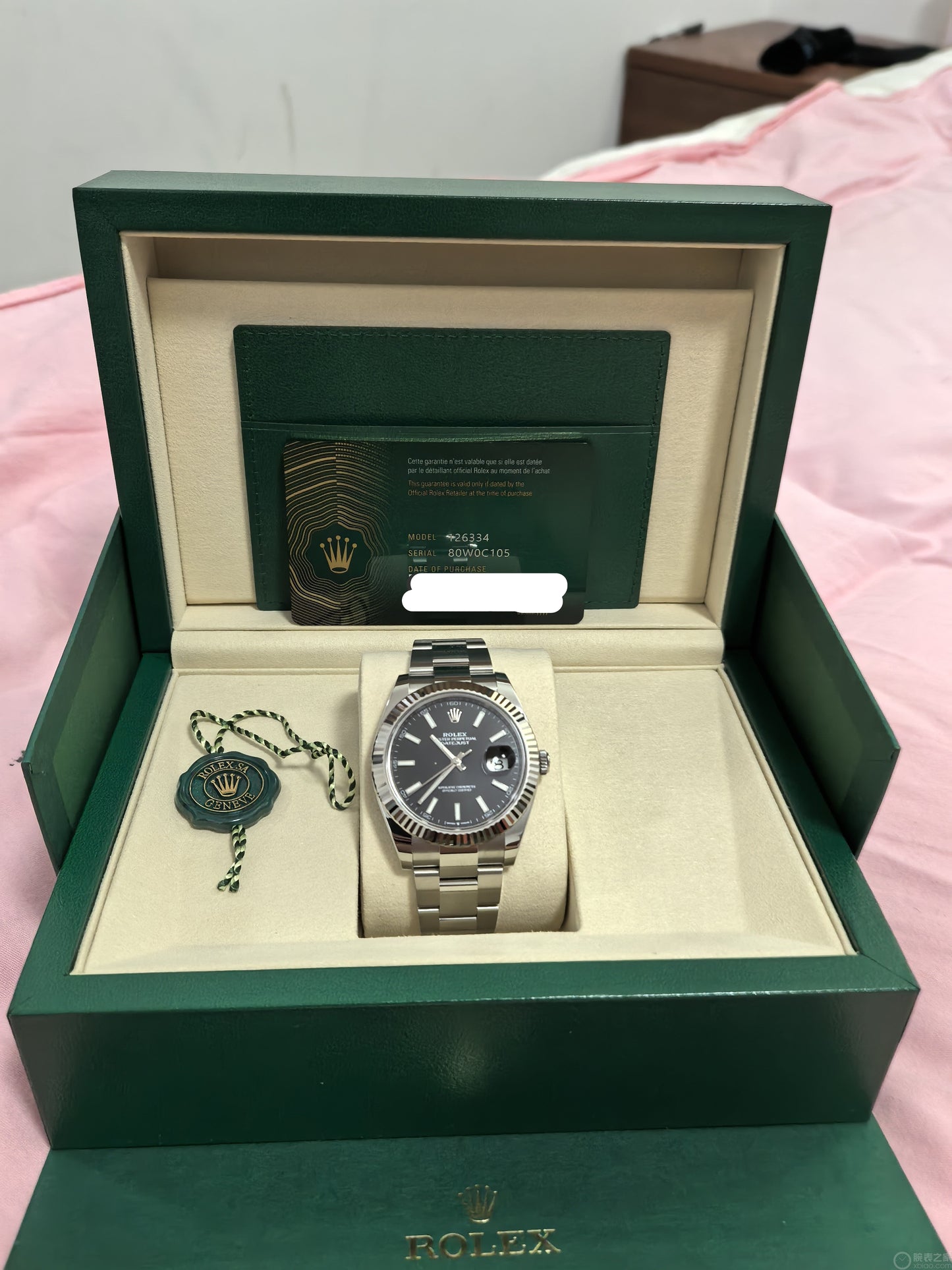 Datejust 126334 41mm Jus SS/SS Black/Stk RGF JH3235 (Weighted Approx.131g) (Free Sprung)