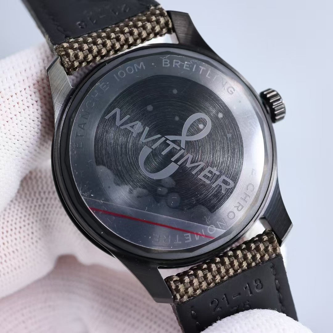 Aviator 8 41mm DLC/NY Green Dial TF A2824