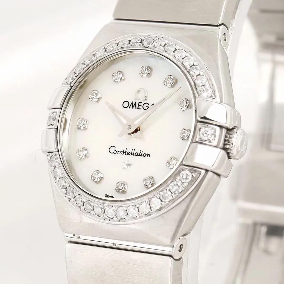 Constellation 28mm Dia SS/SS MOP/Dia 8848F Swiss Qtz