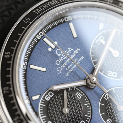 Speedmaster Racing Master 40mm SS/RU Dark Blue Dial HKF A7750