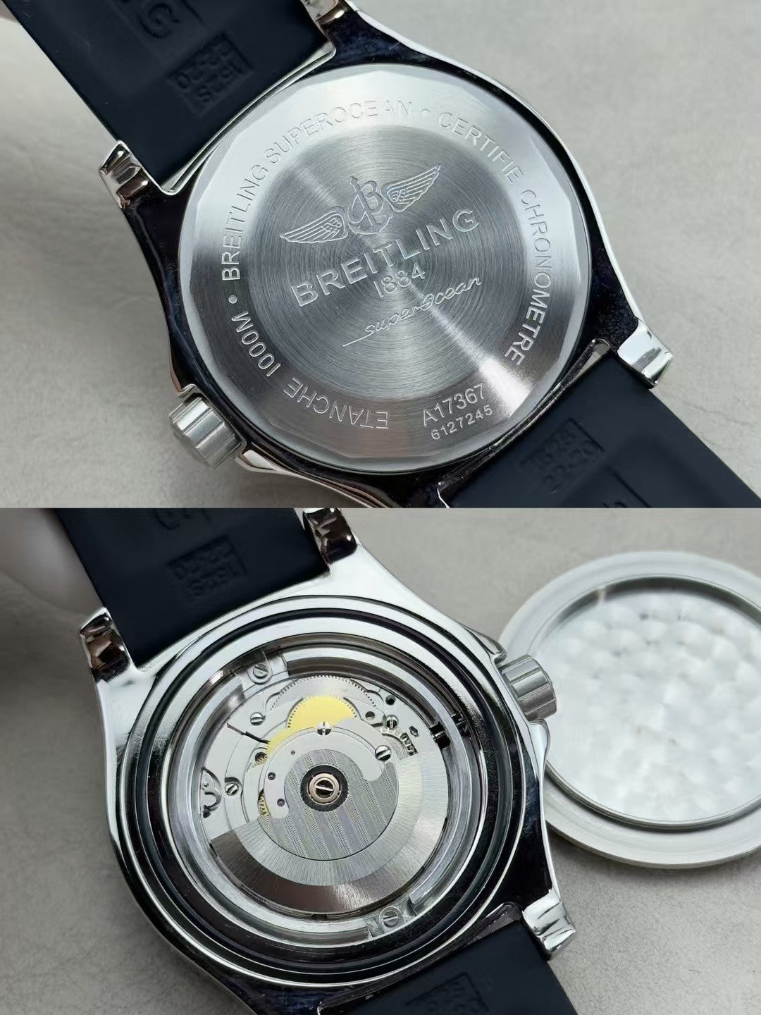 Superocean 44mm SSRU Yellow Dial TF A2824