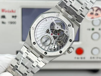 Royal Oak Tourbillon 41mm SS/SS Blue/Stk R8F V2 Flying Tourb