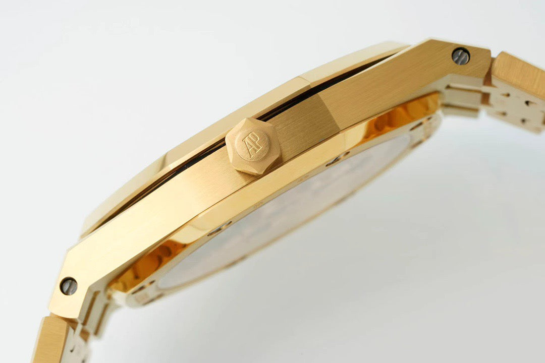 Royal Oak 16202 39mm YG/YG Smoked Gold Dial ZF A7121