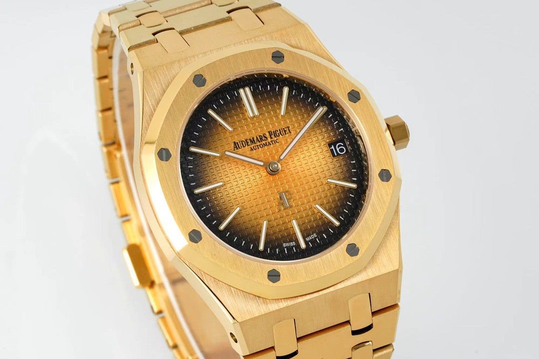 Royal Oak 16202 39mm YG/YG Smoked Gold Dial ZF A7121