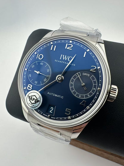 Portugieser 7 Days 2024 42mm SSSS Blue Dial APS A52010