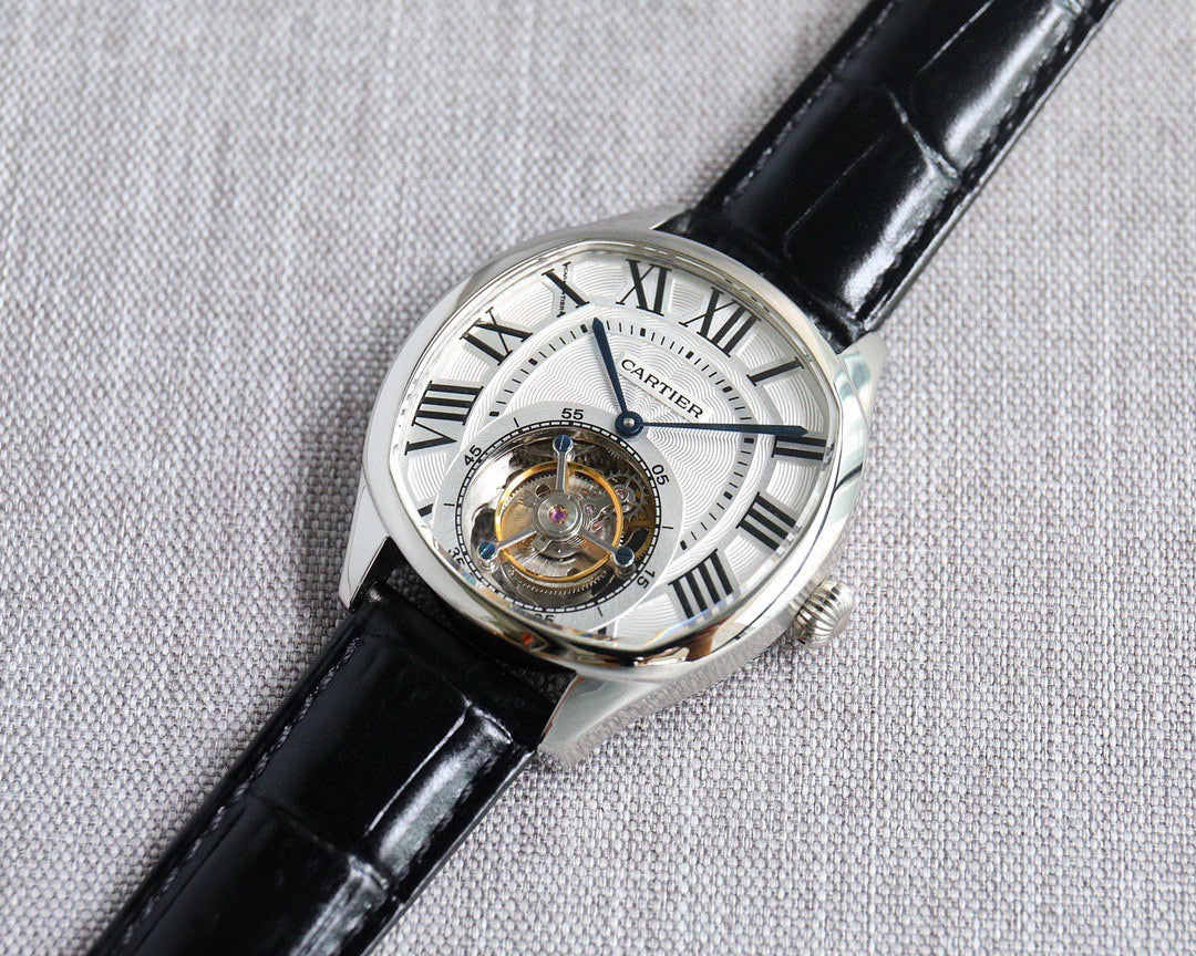 Drive De Cartier 40mm RG/LE White Dial RMSF Tourb