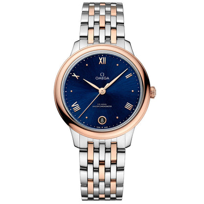 De Ville Prestige Ladies 34mm SS/RG Blue Dial VSF A8800