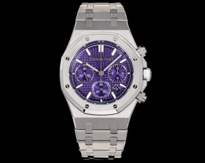 Royal Oak Chrono 26240ST 41mm SS/SS Purple Dial OCTA SH4401 (Free Sprung)