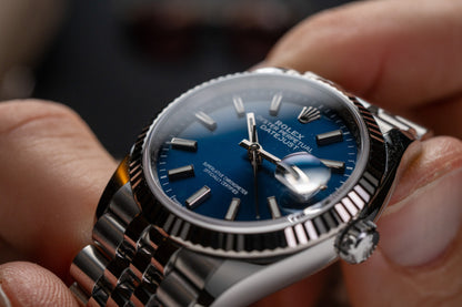 Datejust 126234 36mm Oys SS/SS Blue Textured/Stk ARF DD3235