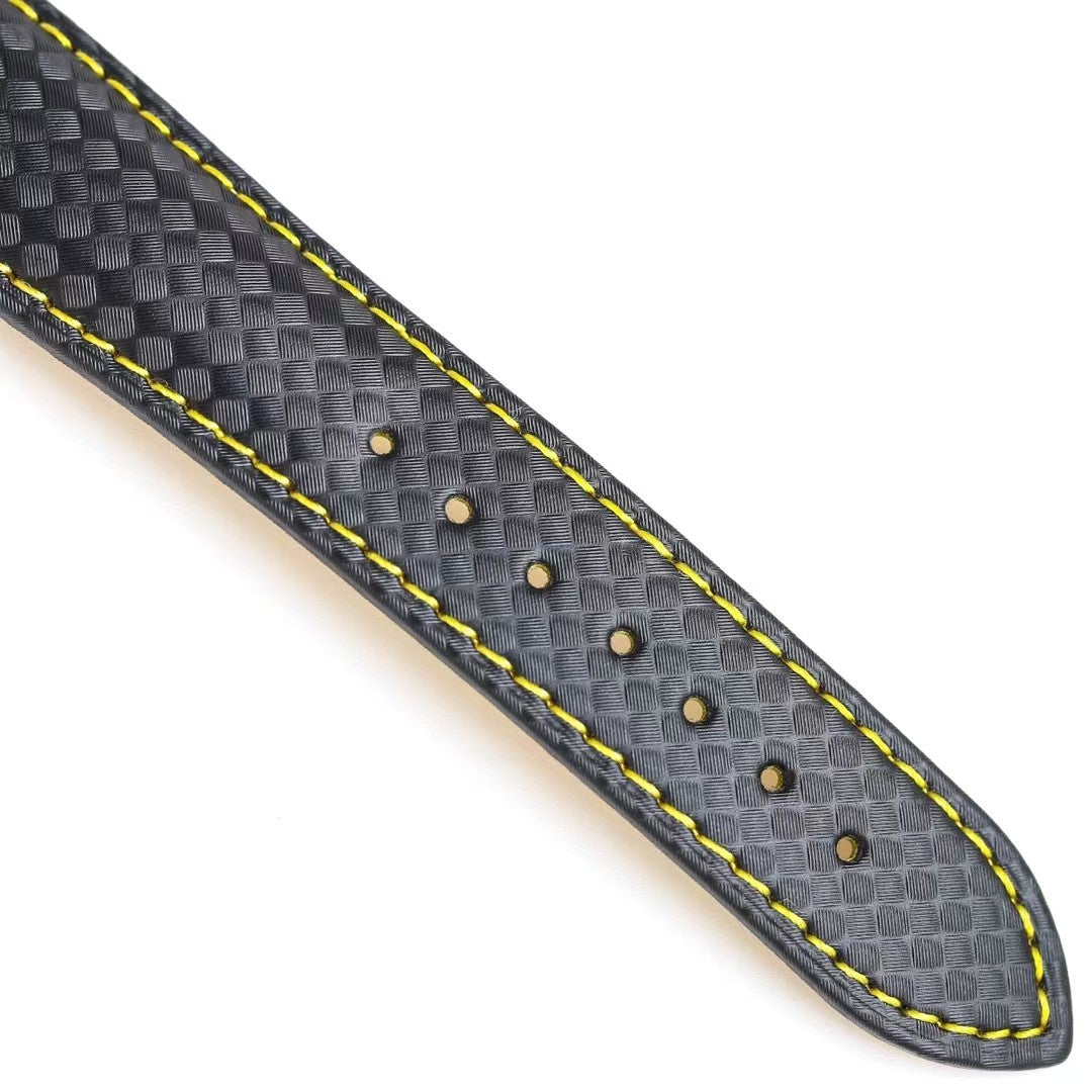 Calatrava 6007 40mm SS/LE Black/Yellow PPF 330SC