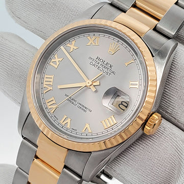 Datejust 126233 36mm Jub SS/YG Grey/Rmn VF DD3235 Super Clone