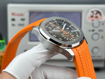 Patek Philippe - Aquanaut Chronograph 5968A-001 SS/RU Orange OMF Asian 7750