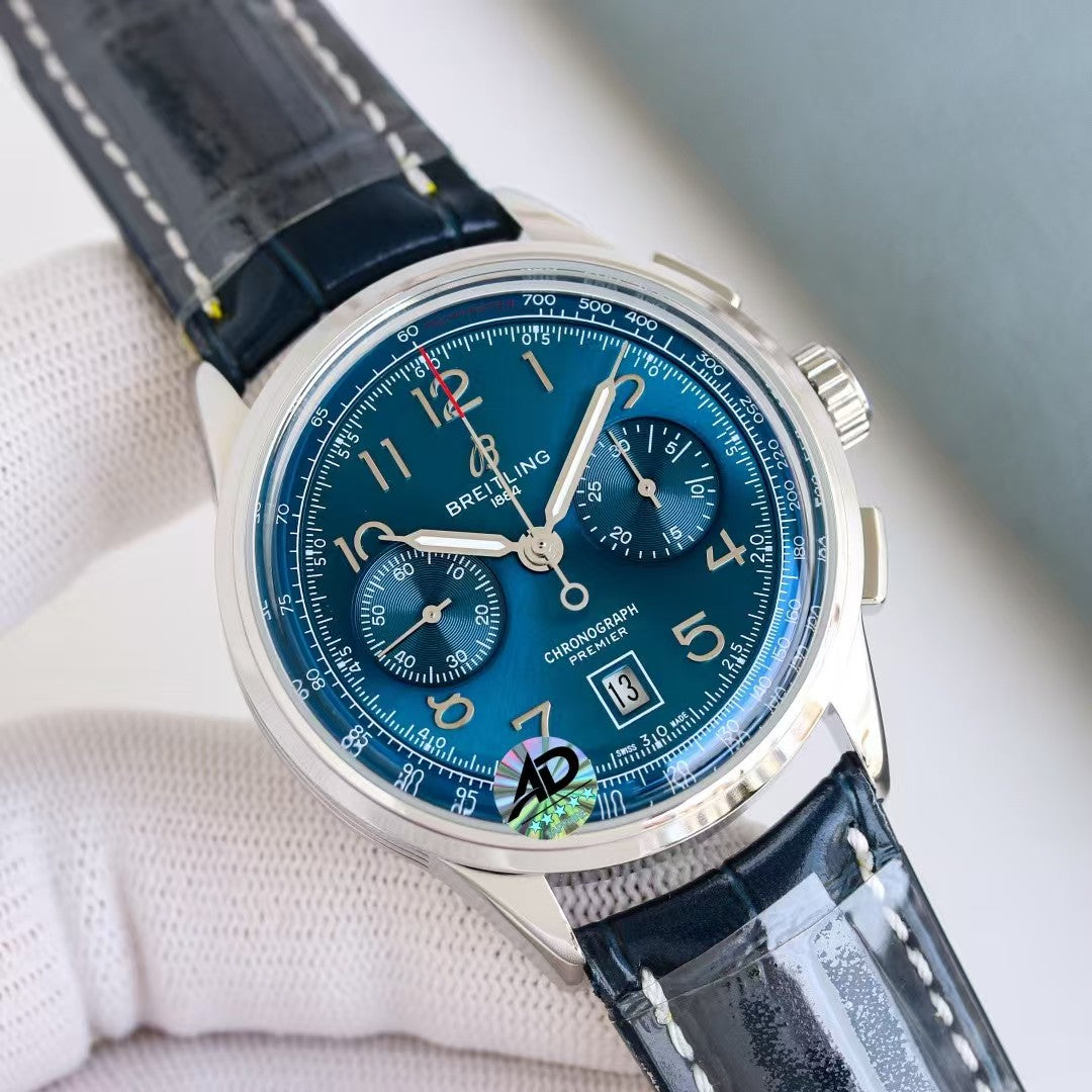Premier B01 Chronograph 42mm SS/LE Blue Dial BLSF V2 A7750 Mod
