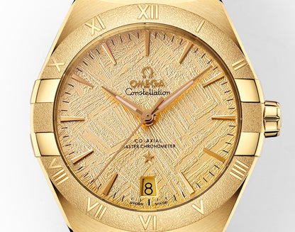 Constellation 2024 41mm YG/YG Meteorite Dial ASWF A8901