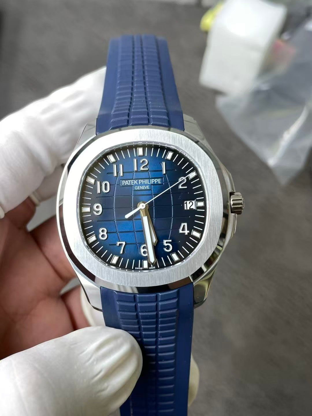 Aquanaut 5168 40mm SS/RU Blue Dial WSF DPB330 (Weighted Approx.150g)
