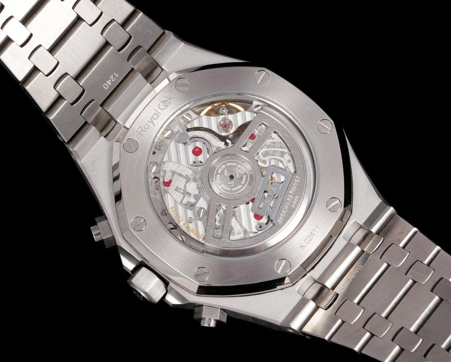 Royal Oak Chrono 26240ST 41mm SS/SS Purple Dial OCTA SH4401 (Free Sprung)