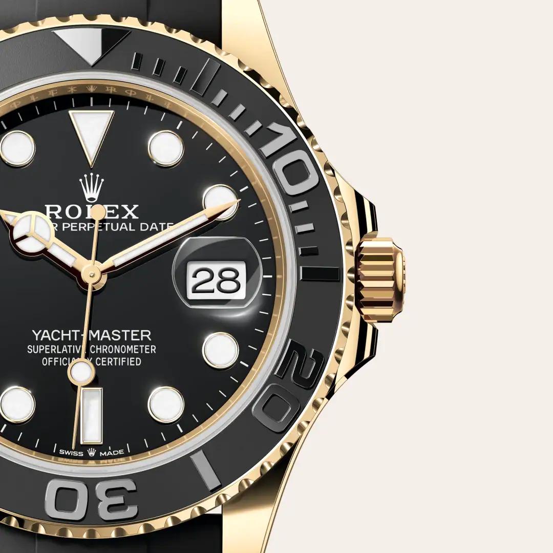 Yacht-Master 226658 42mm YG/RU Black/Dot WF JH3235 (Weighted Approx.179g) (Free Sprung)