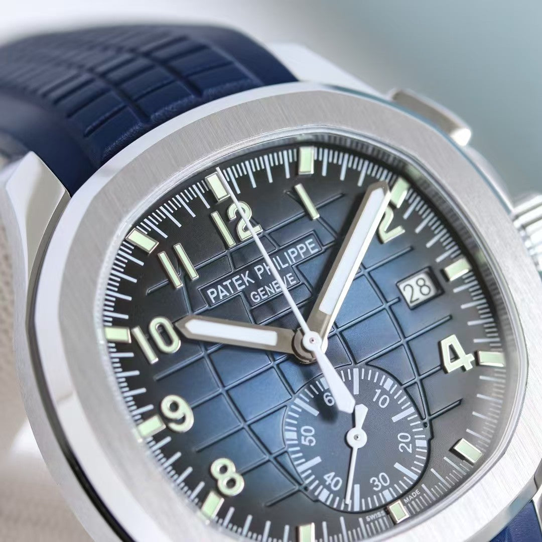 Patek Philippe - Aquanaut Chronograph 5968A-001 SSRU Blue OMF Asian 7750