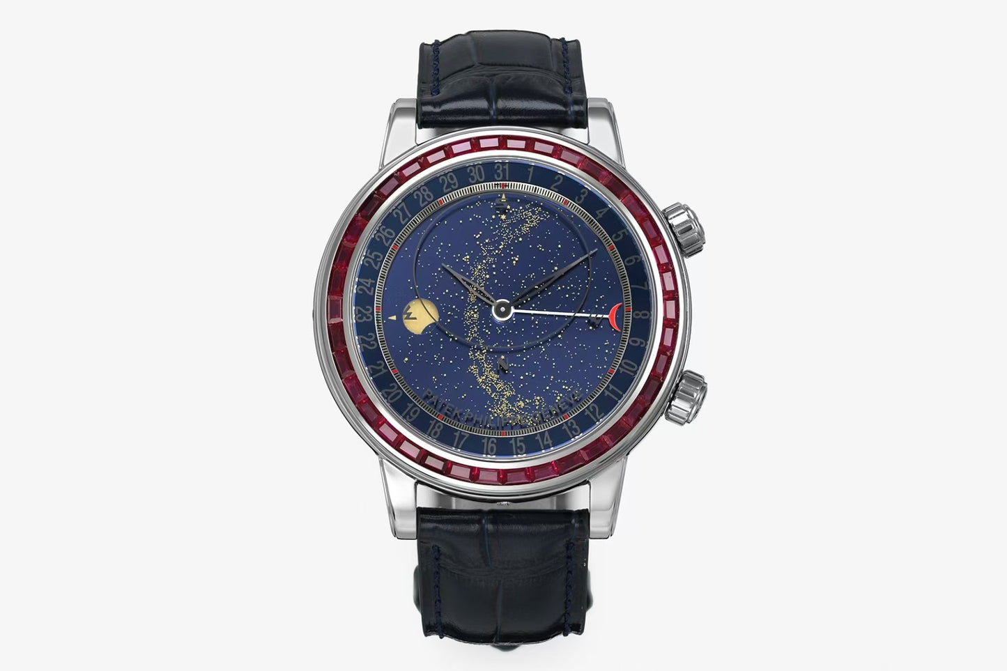 Celestial Sky Moon 6104G 42mm SS/LE Black Dial 3KF A240