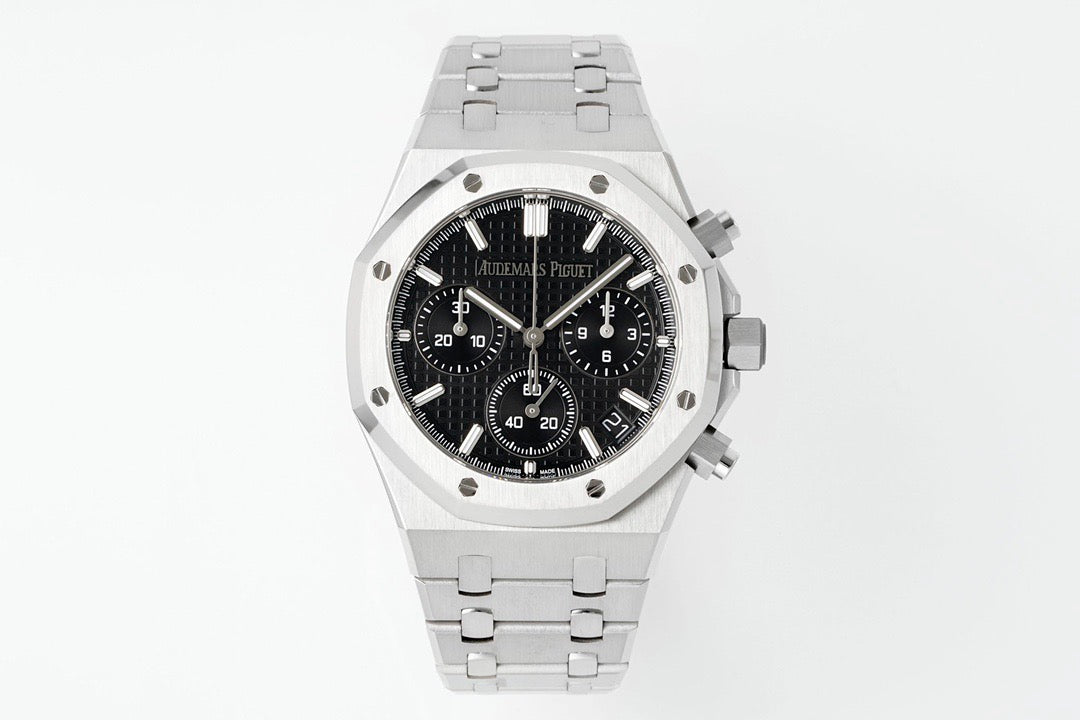 Royal Oak Chrono 26240ST 41mm SS/SS Black Dial OCTA SH4401 (Free Sprung)