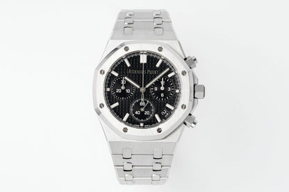 Royal Oak Chrono 26240ST 41mm SS/SS Black Dial OCTA SH4401 (Free Sprung)