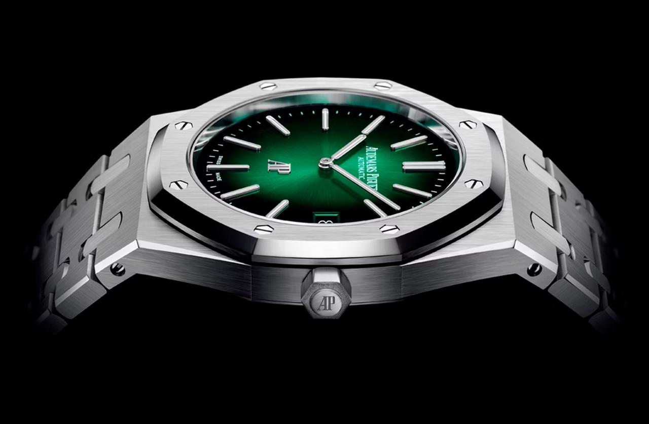 Royal Oak 15202 39mm SS/SS Gradient Green Dial IPF A2121