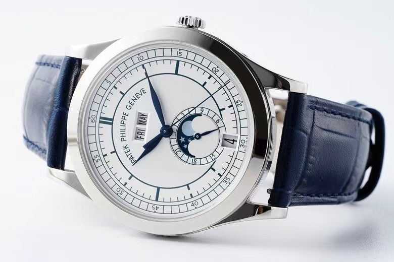 Annual Calendar Moonphase 5396 SSLE White Dial ZF A324