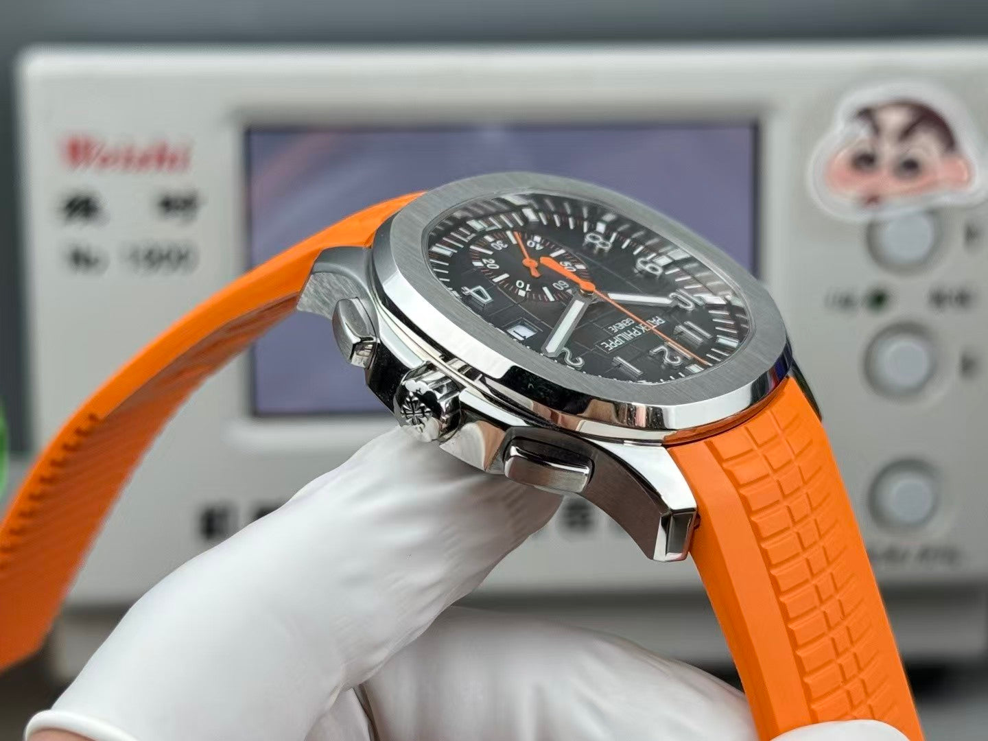 Patek Philippe - Aquanaut Chronograph 5968A-001 SS/RU Orange OMF Asian 7750