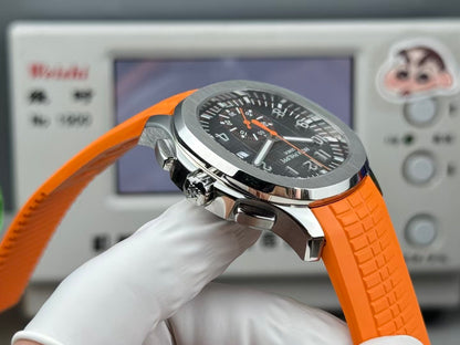 Patek Philippe - Aquanaut Chronograph 5968A-001 SS/RU Orange OMF Asian 7750